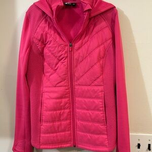 Fila Women's Vibrant Pink Puffer Jacket